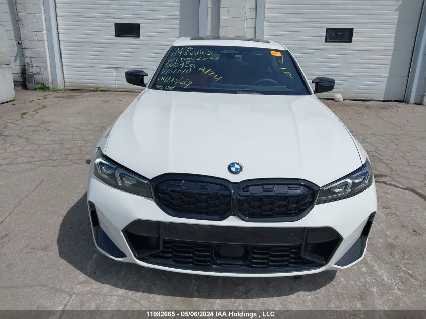 2024 BMW 3 Series VIN: 3MW49FF0XR8D80952 Lot: 11982665