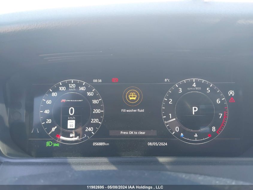 2020 Land Rover Range Rover Velar VIN: 00000000000T98675 Lot: 11982695