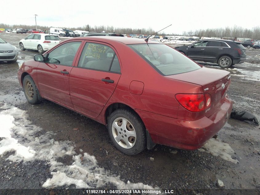 2006 Toyota Corolla Ce/Le/S VIN: 2T1BR32EX6C710434 Lot: 11982764