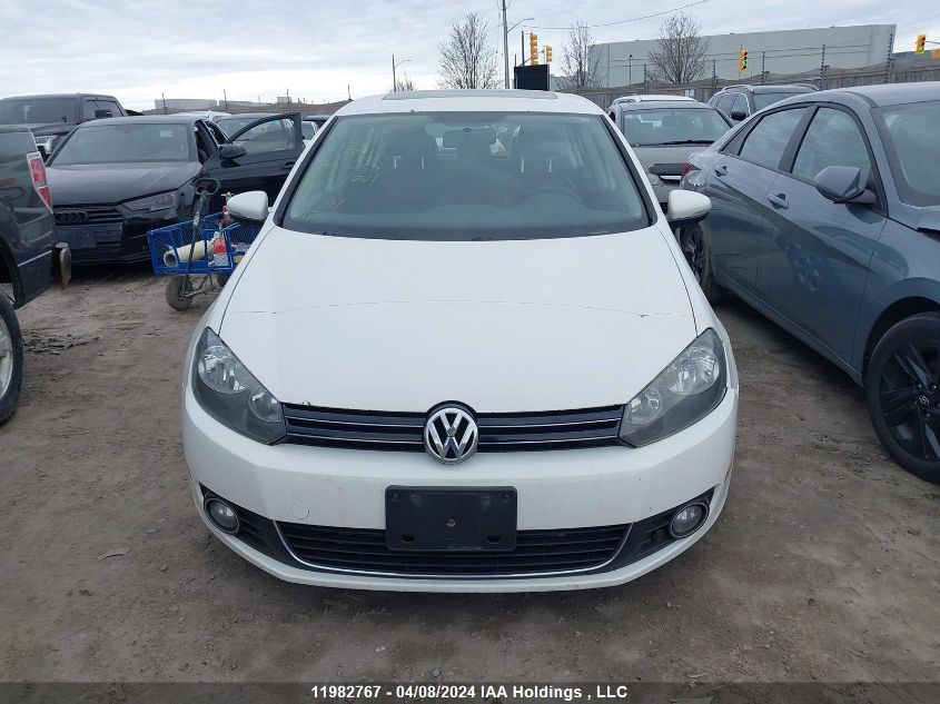 2011 Volkswagen Golf VIN: WVWNM9AJ0BW139888 Lot: 11982767