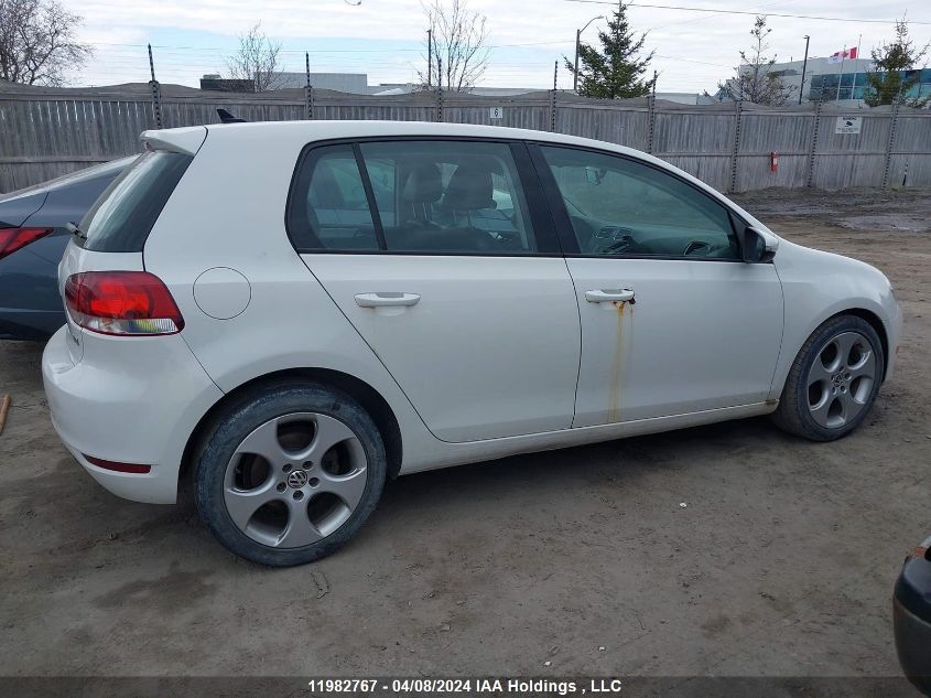 2011 Volkswagen Golf VIN: WVWNM9AJ0BW139888 Lot: 11982767