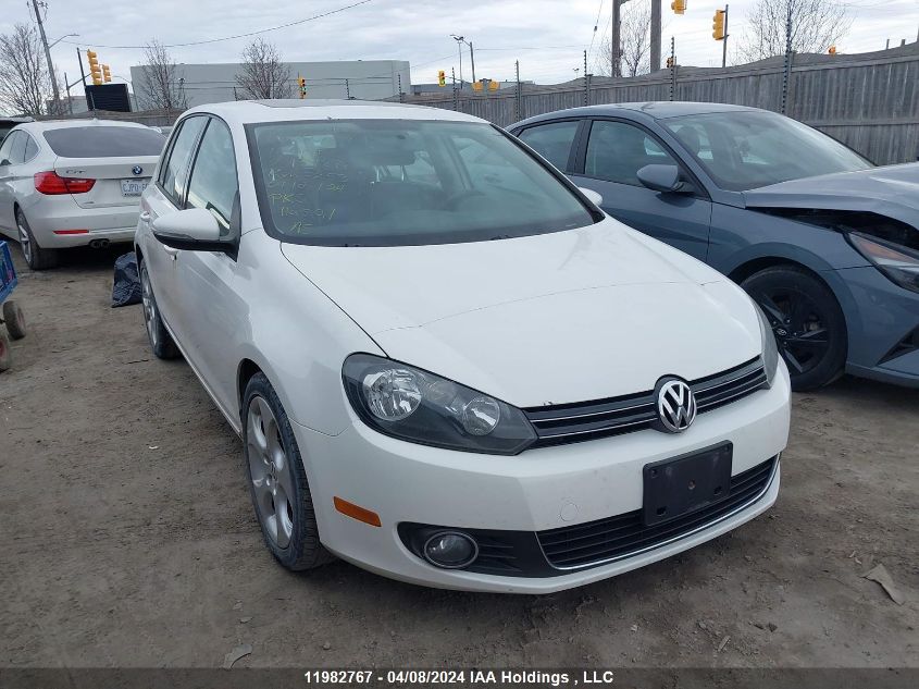 2011 Volkswagen Golf VIN: WVWNM9AJ0BW139888 Lot: 11982767