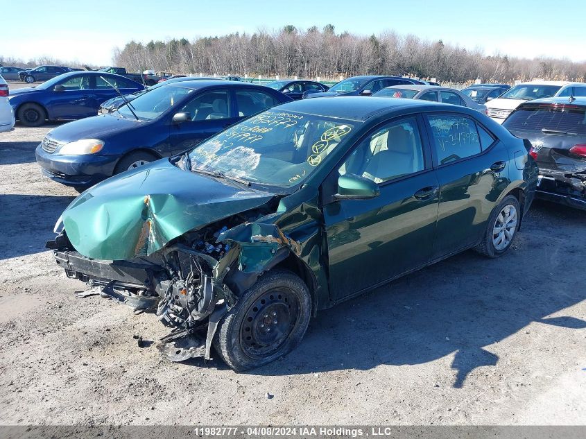 2015 Toyota Corolla L/Le/Le Pls/Prm/S/S Pls VIN: 2T1BURHE6FC347977 Lot: 11982777