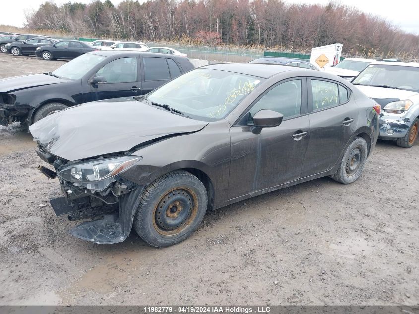 2016 Mazda 3 Sport VIN: 3MZBM1U72GM291244 Lot: 11982779