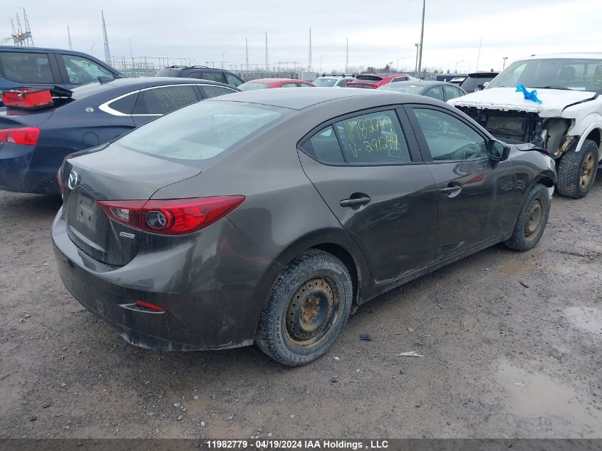 2016 Mazda 3 Sport VIN: 3MZBM1U72GM291244 Lot: 11982779