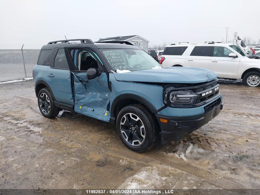 2022 Ford Bronco Sport Outer Banks VIN: 3FMCR9C66NRE13910 Lot: 11982837