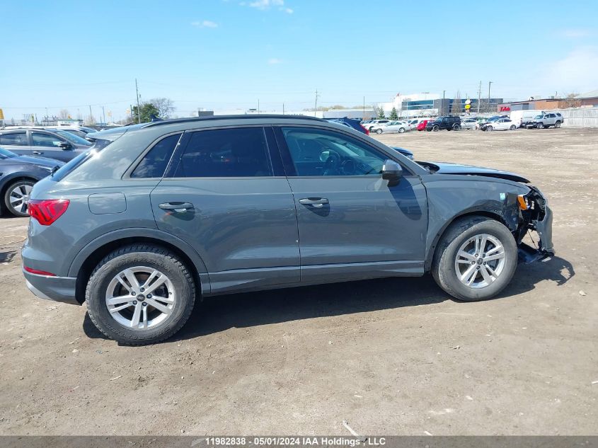 2022 Audi Q3 VIN: WA1AUCF32N1147671 Lot: 11982838