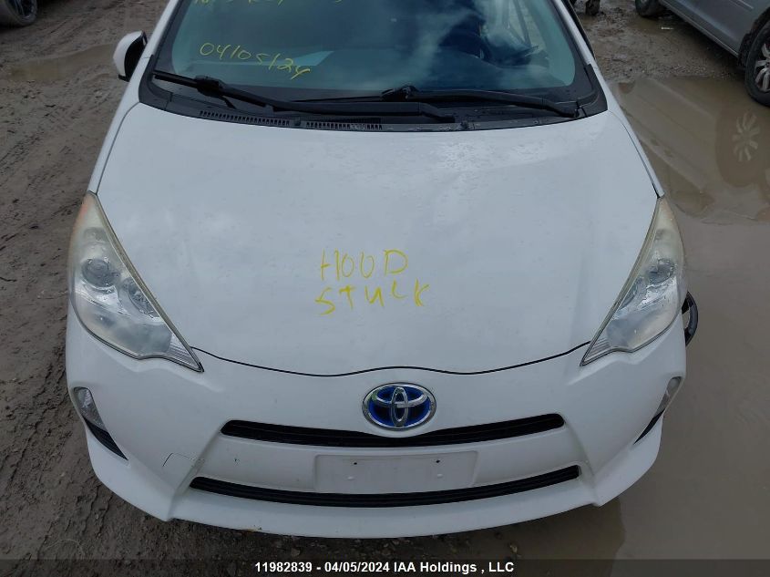 2012 Toyota Prius C VIN: JTDKDTB39C1020963 Lot: 51721954