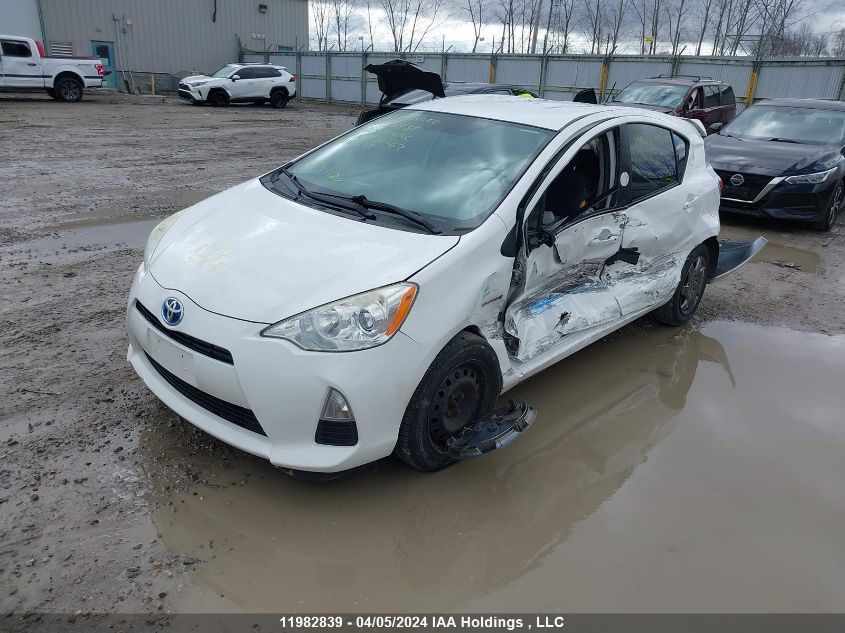 2012 Toyota Prius C VIN: JTDKDTB39C1020963 Lot: 51721954