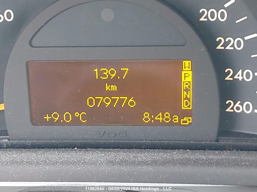 2001 Mercedes-Benz C-Class VIN: WDBRF61J71F116132 Lot: 11982840