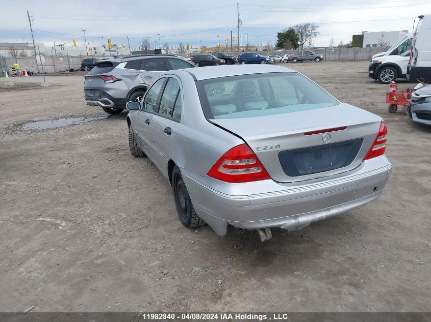 2001 Mercedes-Benz C-Class VIN: WDBRF61J71F116132 Lot: 11982840