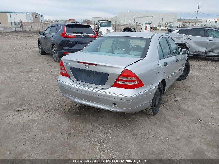 2001 Mercedes-Benz C-Class VIN: WDBRF61J71F116132 Lot: 11982840