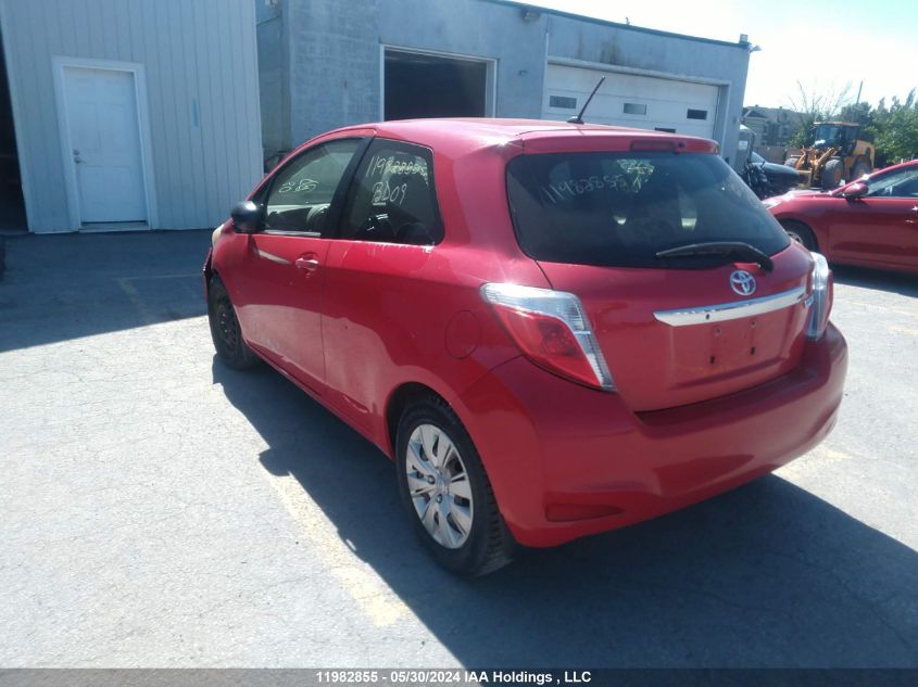 2013 Toyota Yaris VIN: JTDJTUD3XDD570495 Lot: 11982855