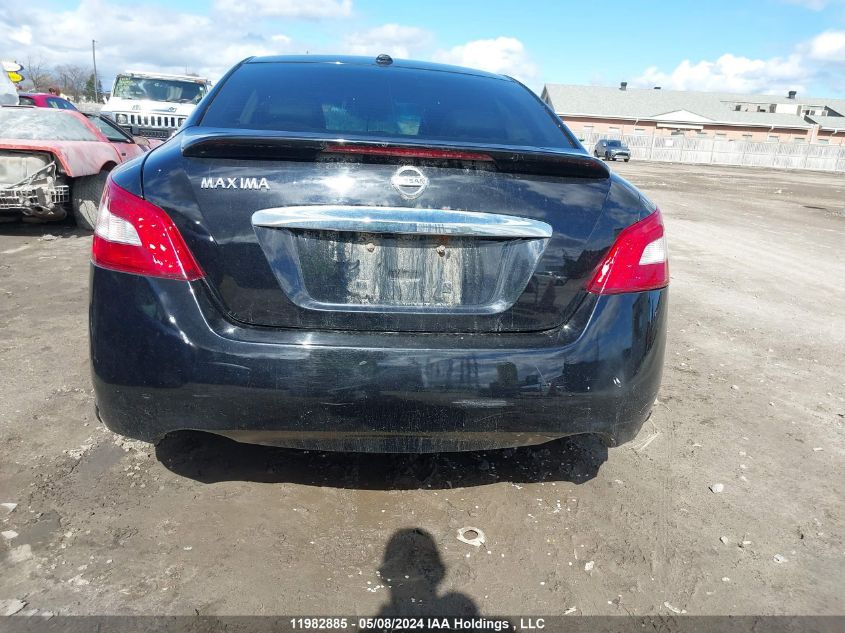 2009 Nissan Maxima S/Sv VIN: 1N4AA51E69C821999 Lot: 11982885