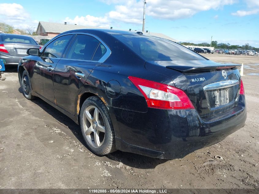 2009 Nissan Maxima S/Sv VIN: 1N4AA51E69C821999 Lot: 11982885