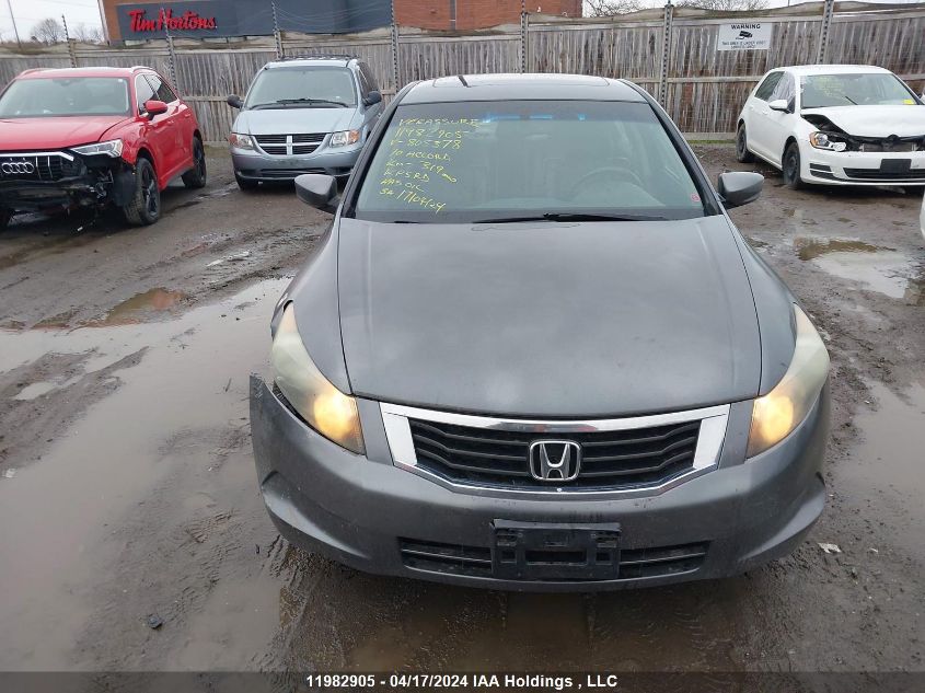 2010 Honda Accord Sedan VIN: 1HGCP2F89AA805378 Lot: 11982905