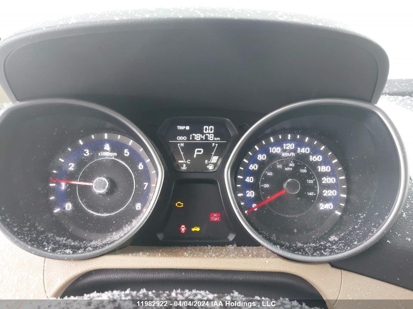 2012 Hyundai Elantra VIN: 5NPDH4AE7CH115472 Lot: 11982922