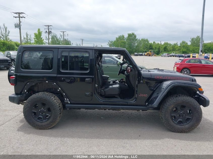 2020 Jeep Wrangler Unlimited Rubicon VIN: 1C4HJXFN6LW316127 Lot: 11982944