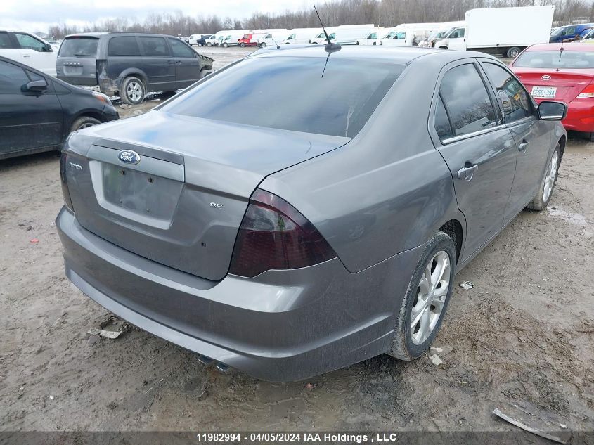 2012 Ford Fusion Se VIN: 3FAHP0HA6CR423882 Lot: 11982994