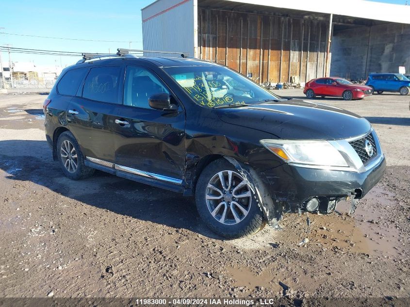 2013 Nissan Pathfinder S/Sv/Sl/Platinum VIN: 5N1AR2MM6DC629555 Lot: 39242753