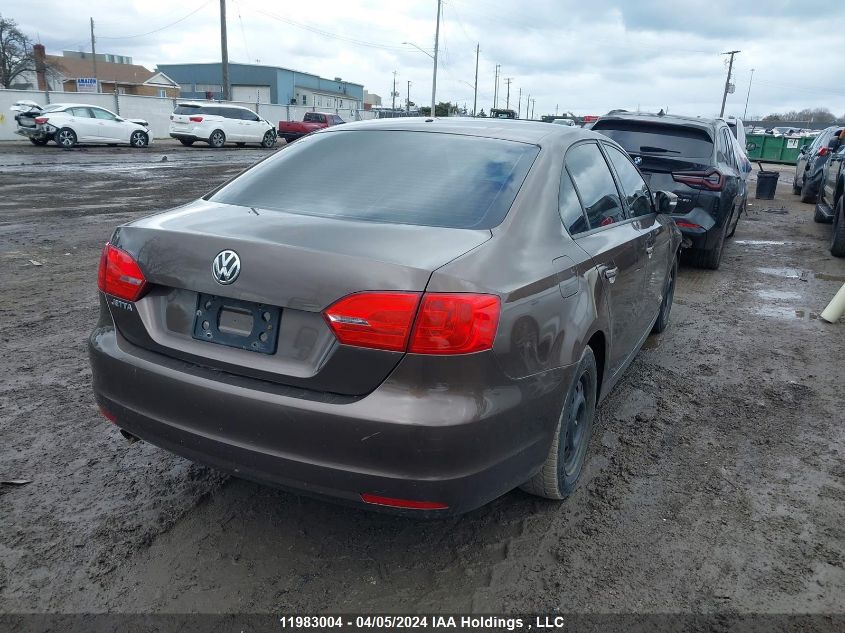 2011 Volkswagen Jetta Sedan VIN: 3VWBK7AJ2BM027961 Lot: 11983004