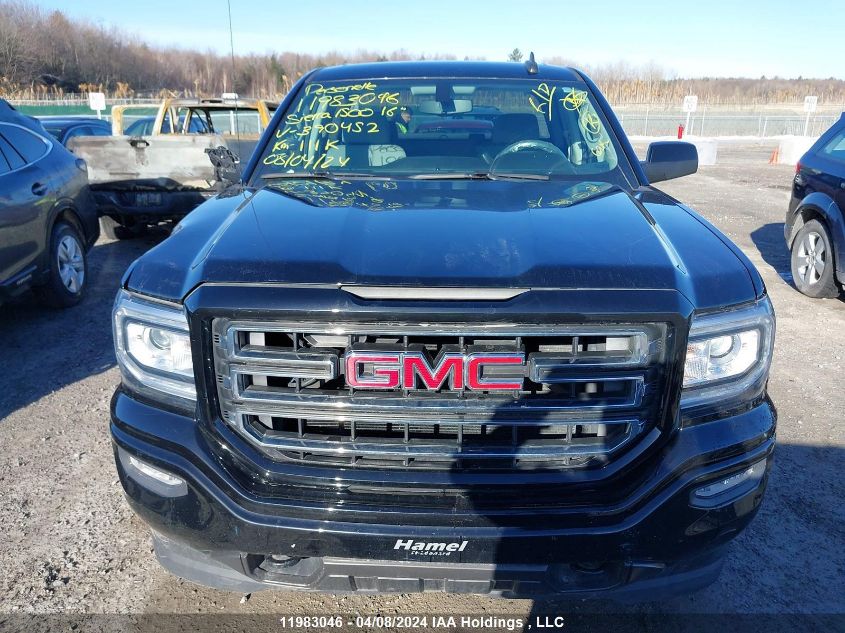 2016 GMC Sierra K1500 VIN: 1GTV2LEC6GZ390452 Lot: 39222023