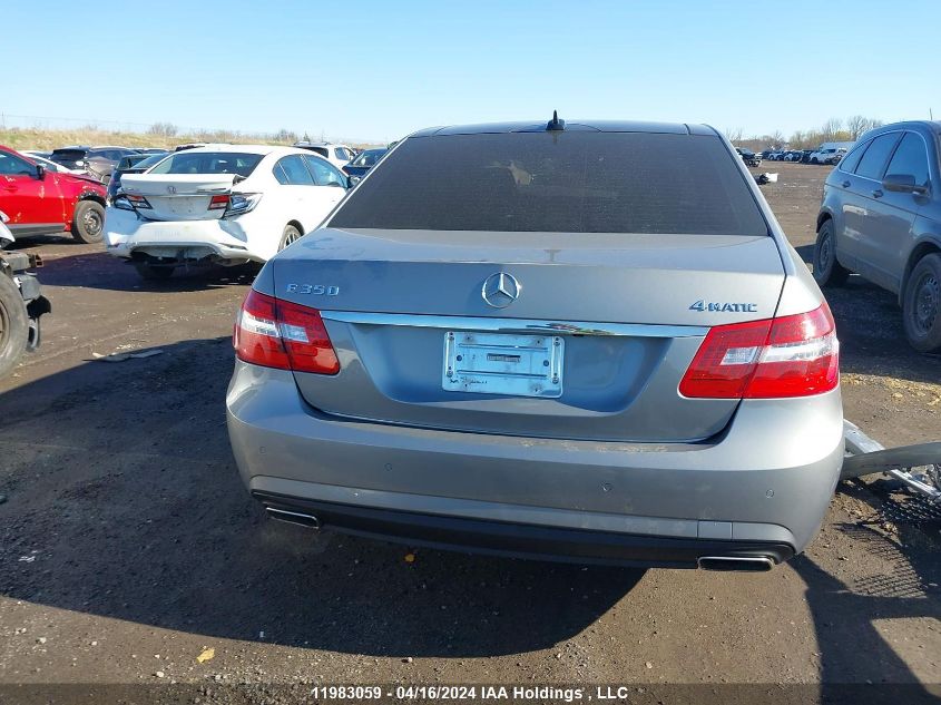 2012 Mercedes-Benz E-Class VIN: WDDHF8JB8CA549160 Lot: 11983059