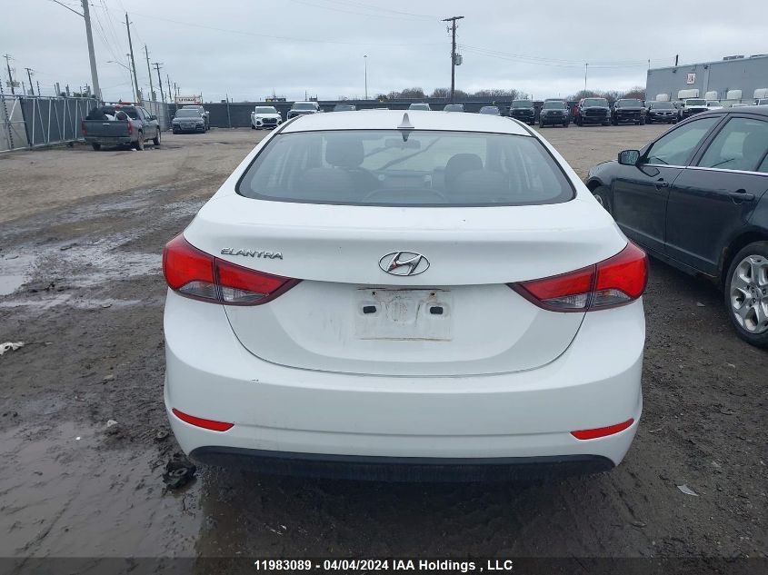 2015 Hyundai Elantra Se/Sport/Limited VIN: 5NPDH4AE6FH554358 Lot: 11983089