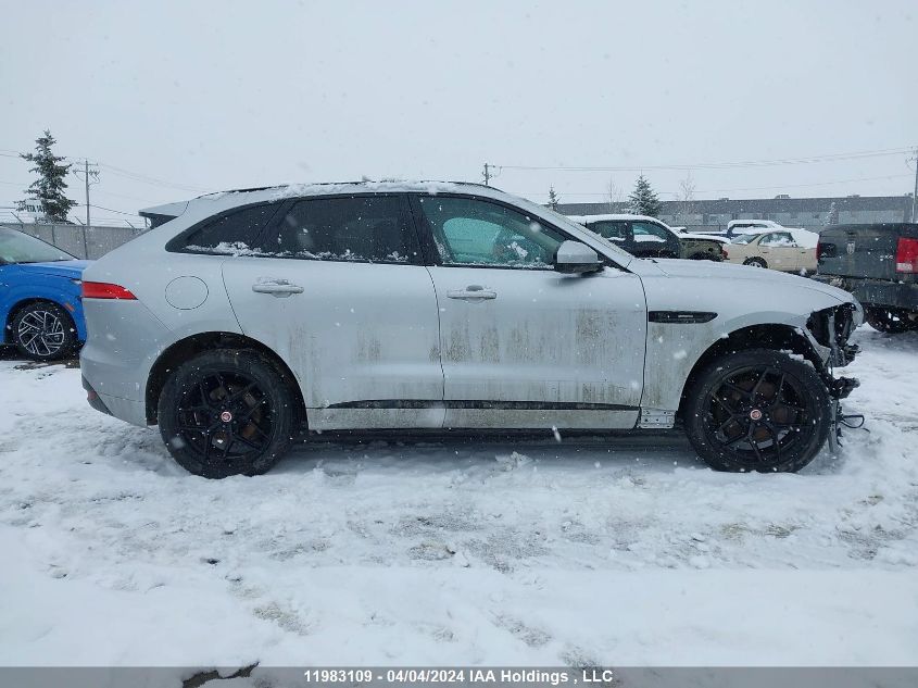 2019 Jaguar F-Pace VIN: SADCL2GX8KA613973 Lot: 11983109