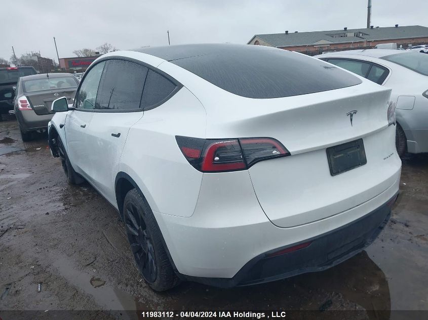 2023 Tesla Model Y VIN: 7SAYGDEE3PF591921 Lot: 11983112