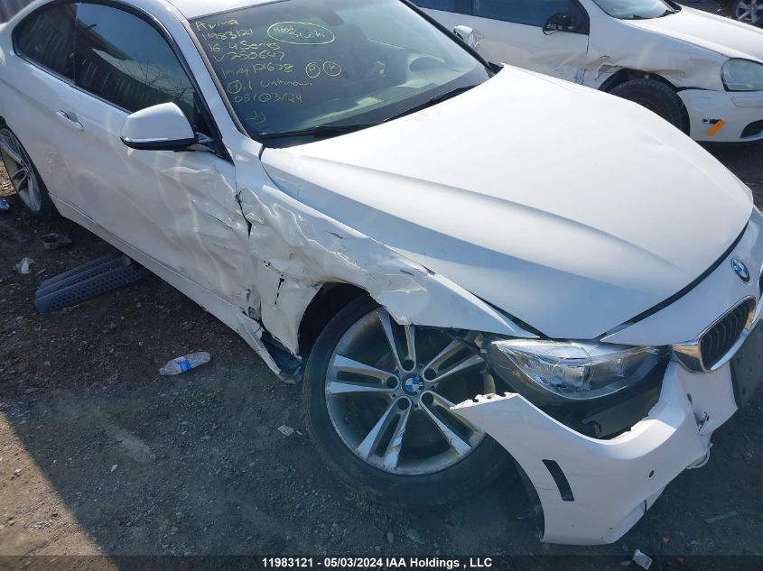 2016 BMW 4 Series VIN: WBA3N9C57GK250647 Lot: 11983121