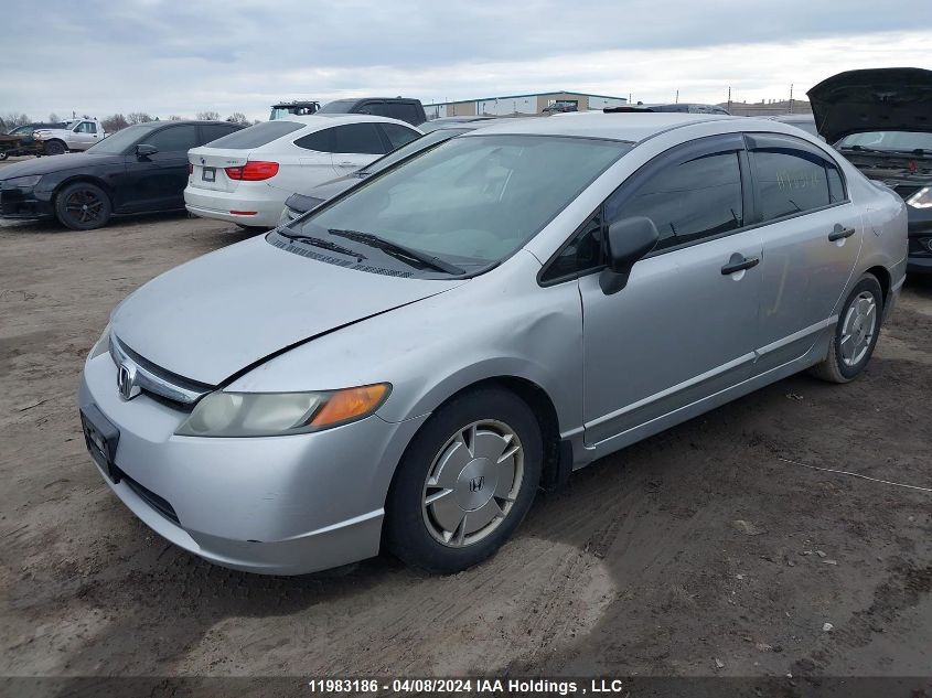 2008 Honda Civic VIN: 2HGFA16468H123821 Lot: 39241359