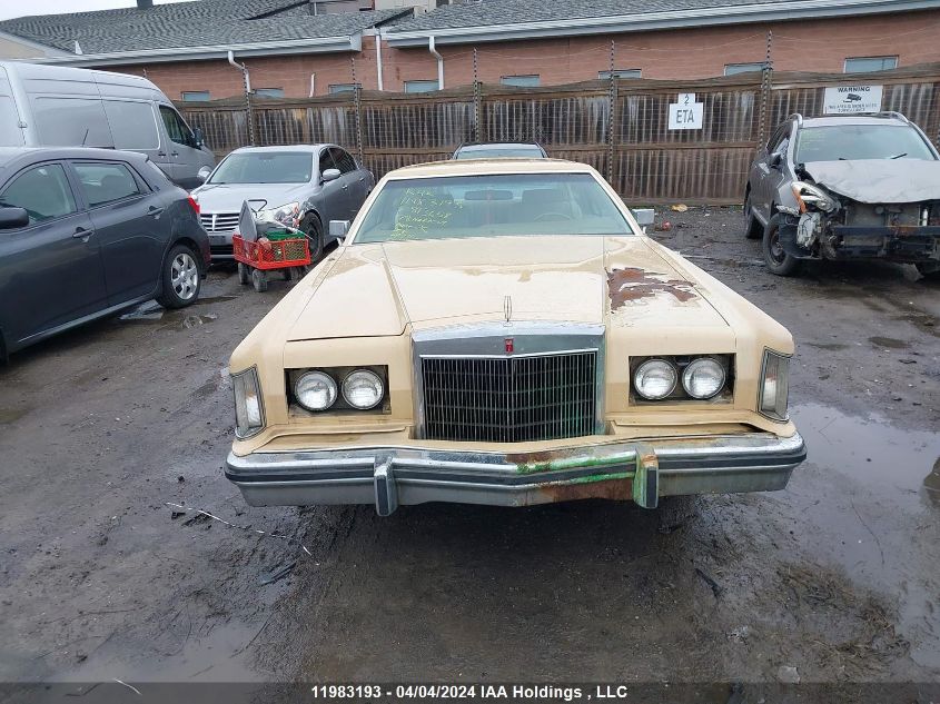 1978 Lincoln Mark Vi VIN: 8Y89A813658 Lot: 11983193