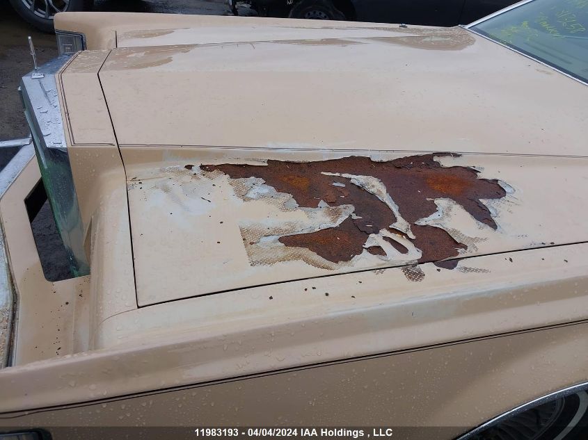 1978 Lincoln Mark Vi VIN: 8Y89A813658 Lot: 11983193