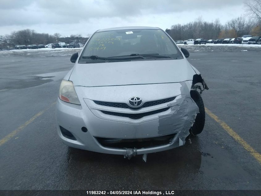 2008 Toyota Yaris VIN: JTDBT923681223869 Lot: 39240739