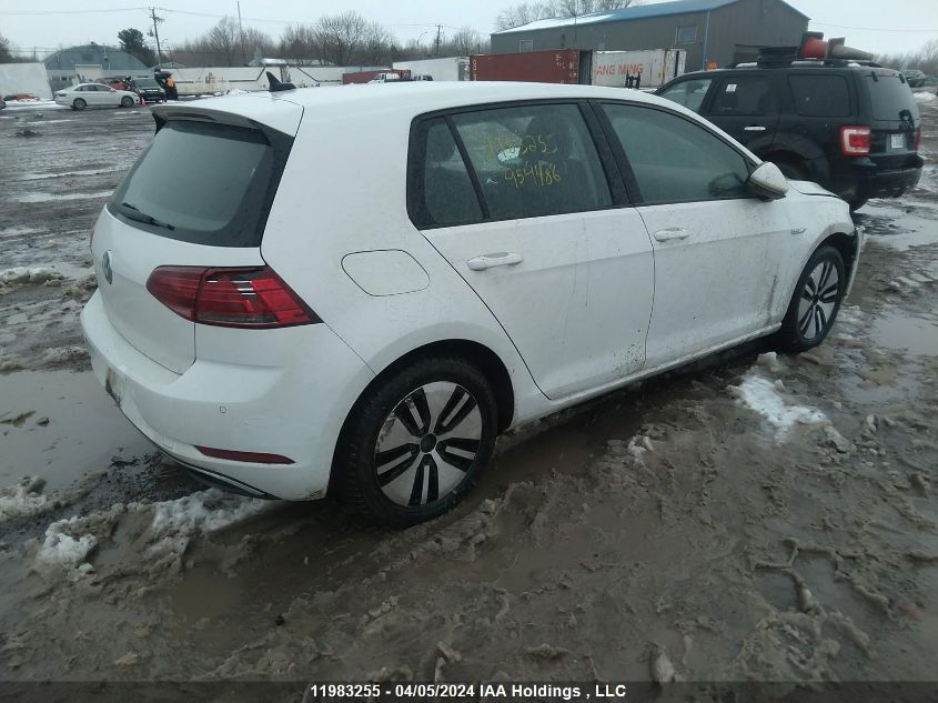 2017 Volkswagen E-Golf VIN: WVWPR7AUXHW954486 Lot: 11983255