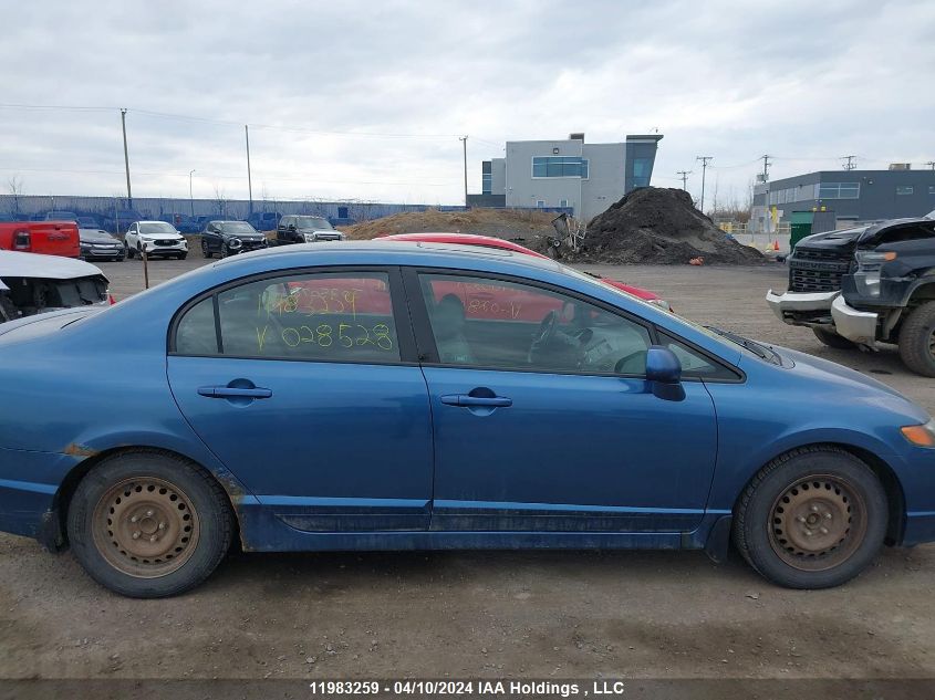 2008 Honda Civic Lx VIN: 2HGFA15518H028528 Lot: 11983259