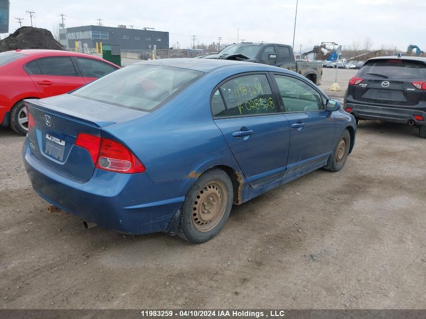 2008 Honda Civic Lx VIN: 2HGFA15518H028528 Lot: 11983259