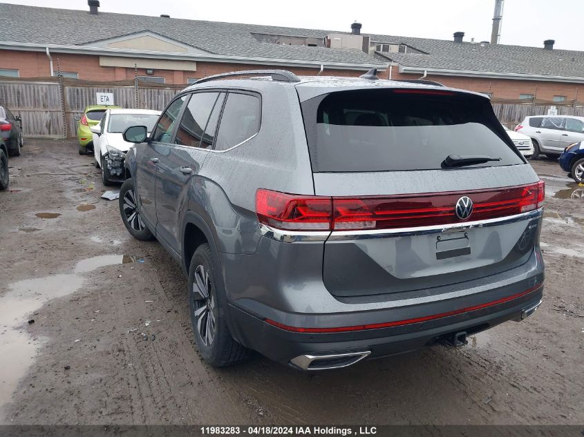 2024 Volkswagen Atlas Se VIN: 1V2LR2CA8RC521366 Lot: 39236925