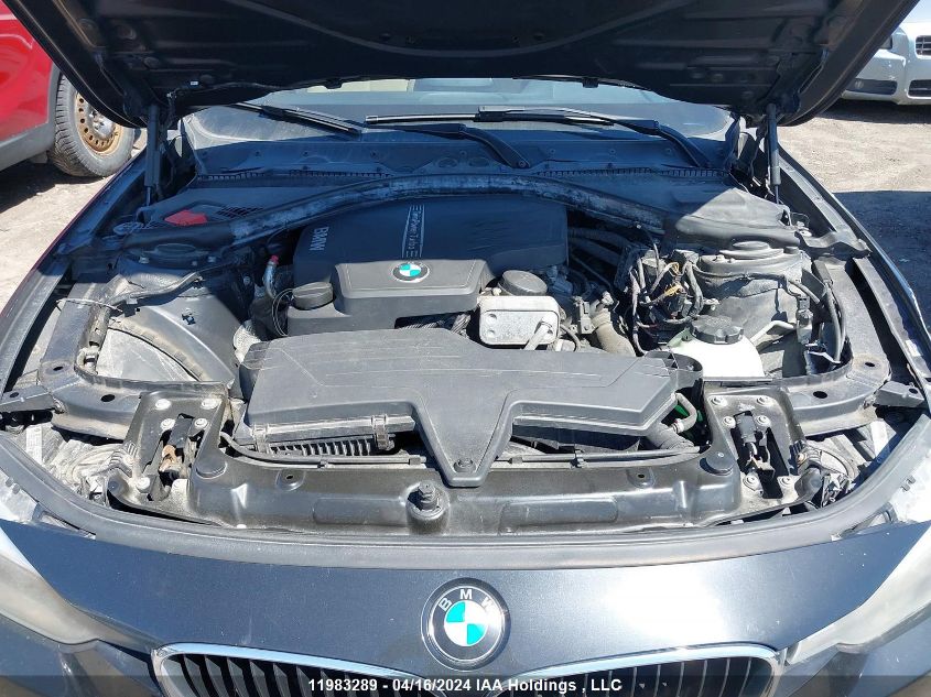 2013 BMW 3 Series VIN: WBA3B3C51DF537363 Lot: 11983289