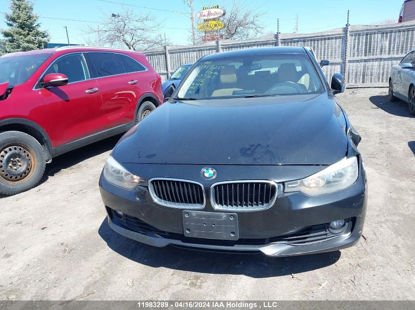 2013 BMW 3 Series VIN: WBA3B3C51DF537363 Lot: 11983289