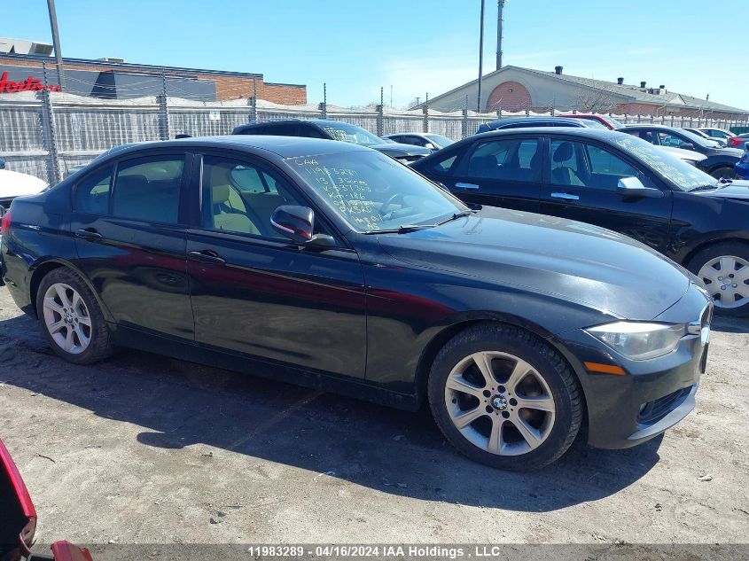 2013 BMW 3 Series VIN: WBA3B3C51DF537363 Lot: 11983289