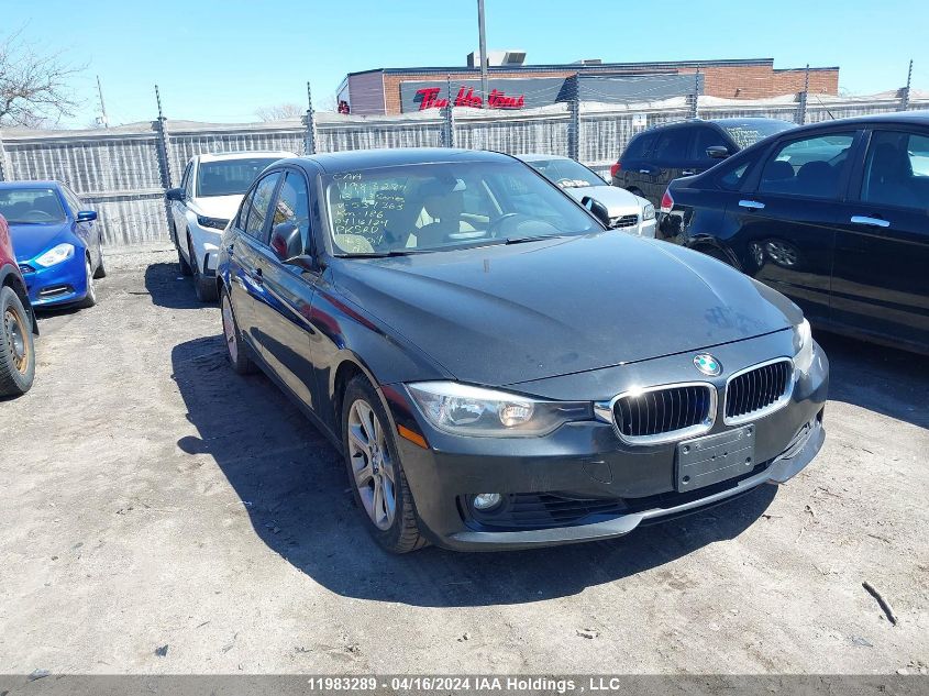 2013 BMW 3 Series VIN: WBA3B3C51DF537363 Lot: 11983289