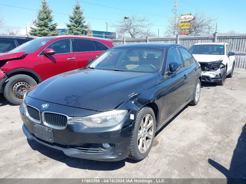 2013 BMW 3 Series VIN: WBA3B3C51DF537363 Lot: 11983289