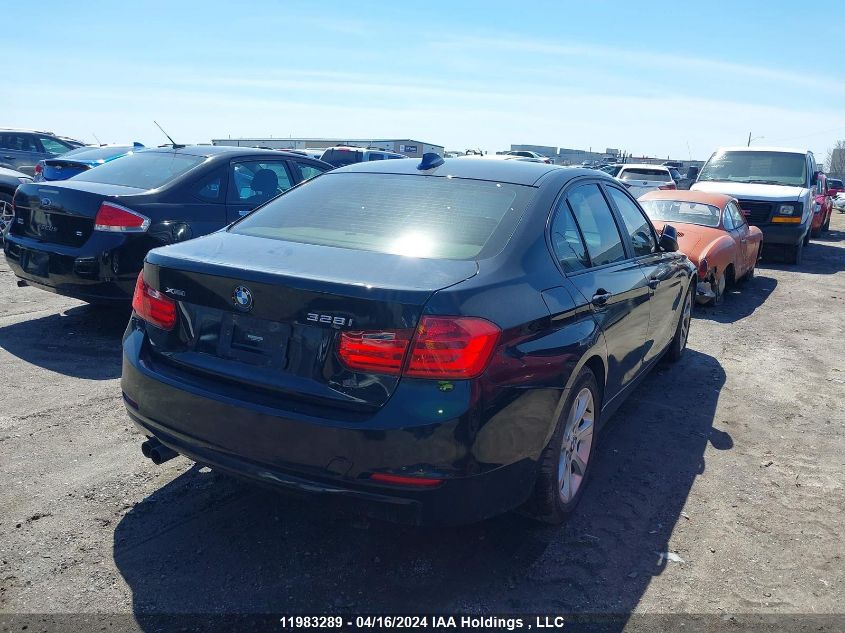 2013 BMW 3 Series VIN: WBA3B3C51DF537363 Lot: 11983289