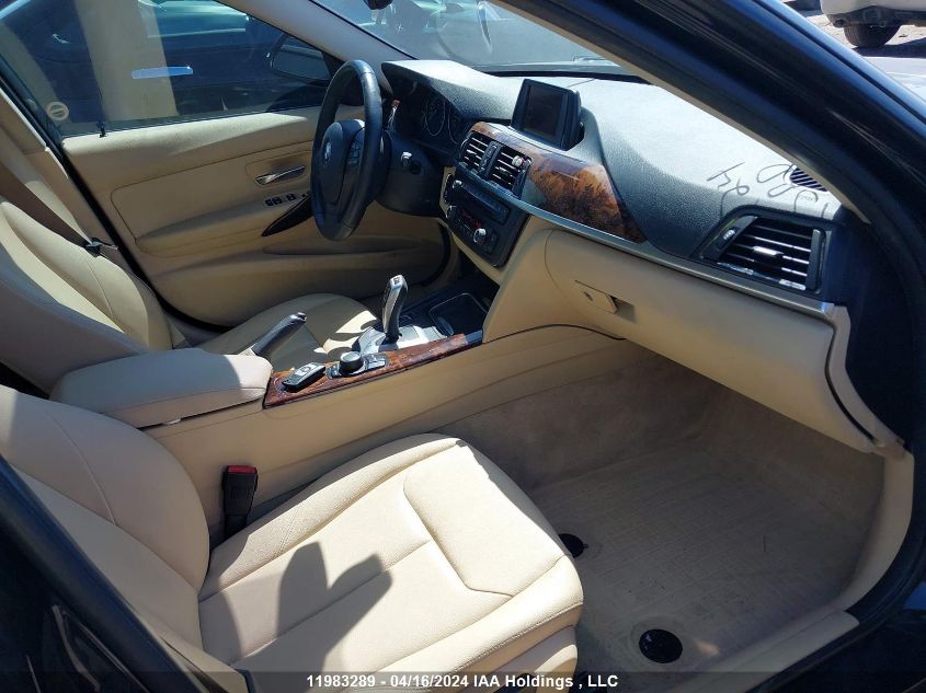 2013 BMW 3 Series VIN: WBA3B3C51DF537363 Lot: 11983289