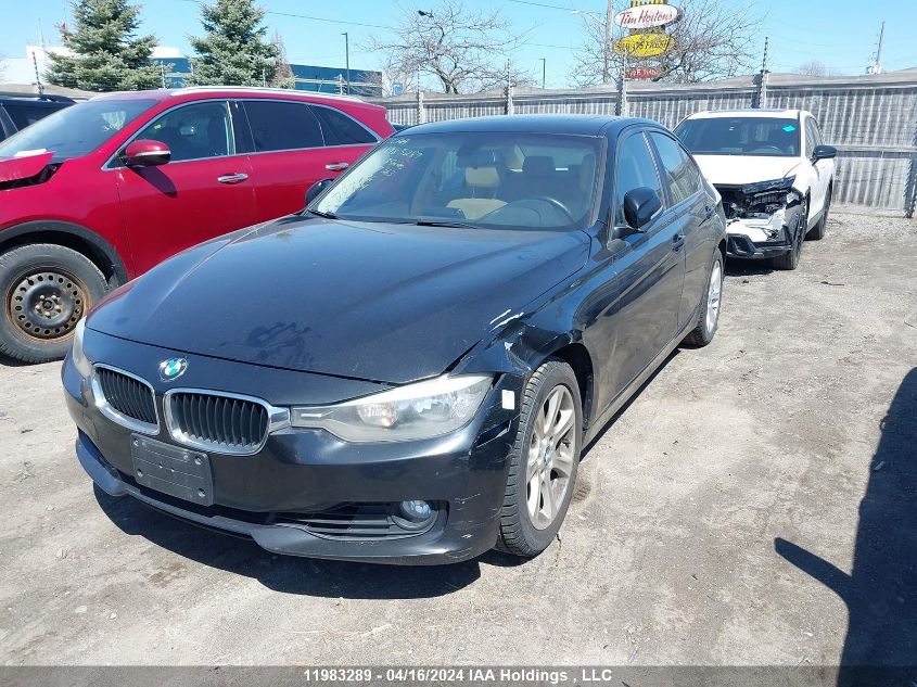 2013 BMW 3 Series VIN: WBA3B3C51DF537363 Lot: 11983289