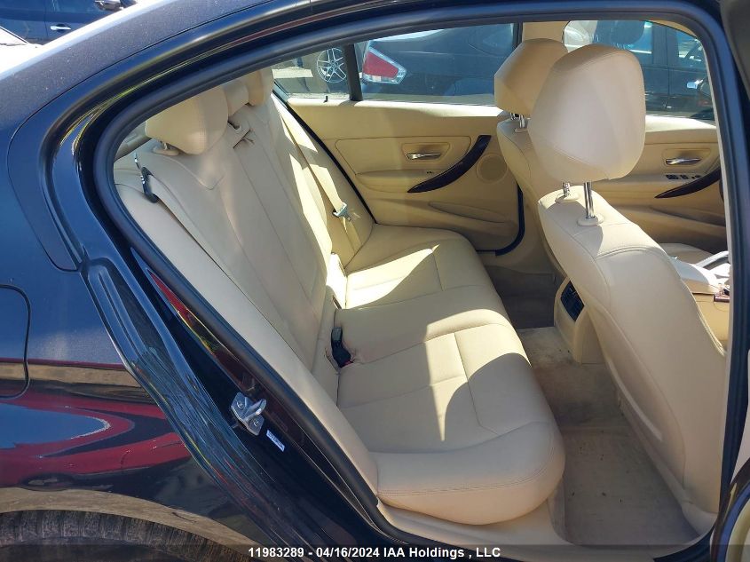 2013 BMW 3 Series VIN: WBA3B3C51DF537363 Lot: 11983289