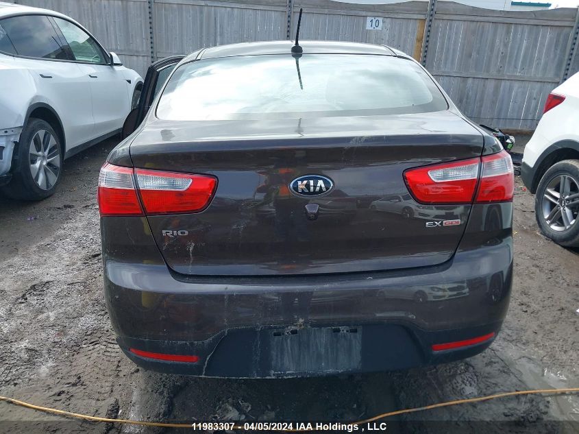 2015 Kia Rio VIN: KNADN4A34F6500832 Lot: 11983307