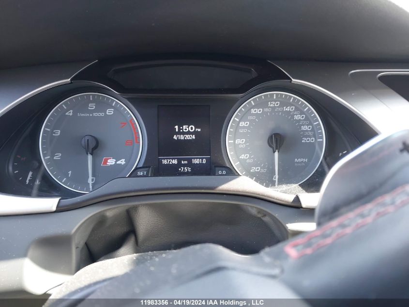 2010 Audi S4 Prestige VIN: WAUKGAFLXAA039652 Lot: 11983356